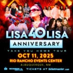 Lisa Lisa 40th Anniversary Take You Home Tour