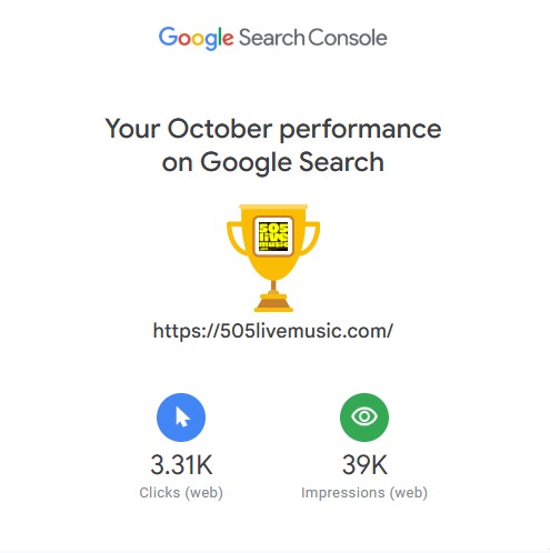 Oct Google 505 Live Music