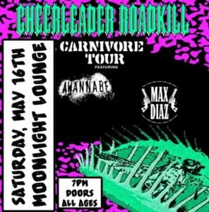 Cheerleader Roadkill awannabe Max Diaz