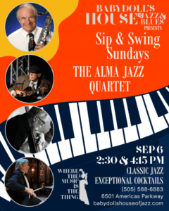 Sip & Swing Sundays with The Alma Jazz Quartet